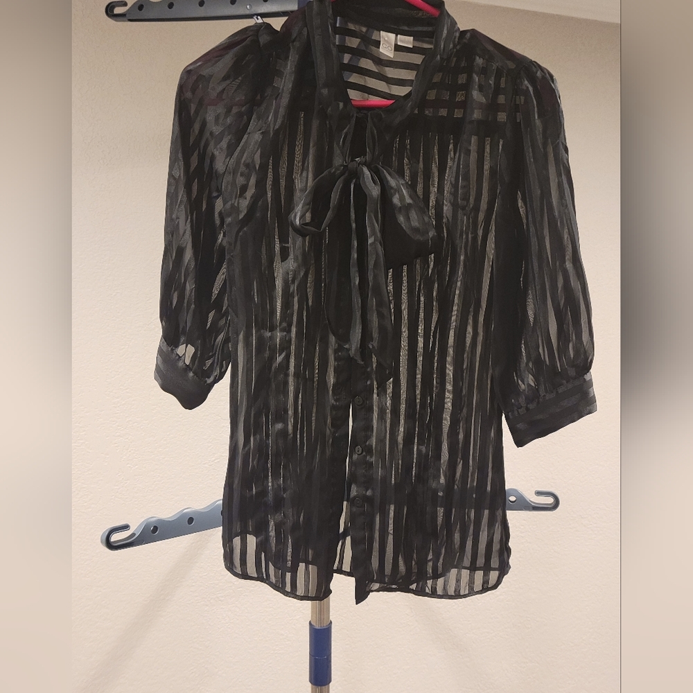 GO International Black Blouse
